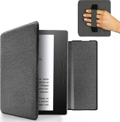 Produktbild von Hülle Kindle Oasis 10 9 Gen CW24WI S8IN4O 2019-2017 Flip Case Hellgrau