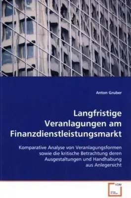 Produktbild von Langfristige Veranlagungen am Finanzdienstleistungsmarkt