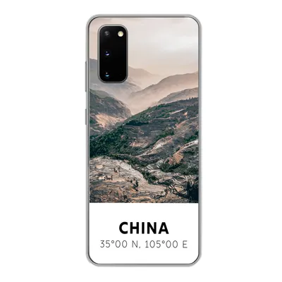 Produktbild von MuchoWow® Handyhülle Schutzhülle Hülle für Samsung Galaxy S20 China - Berge - Asien - Sommer Silikon Softcase Handy Hülle - Bild