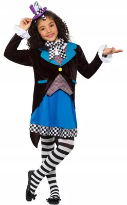 Produktbild von Smiffy's Alice im Wunderland Kostüm Mädchen 7-9 Jahre
