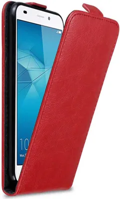 Image de Cadorabo Housse pour Honor 5C Housse de protection en rouge Flip Etui Housse de téléphone portable Case Cover