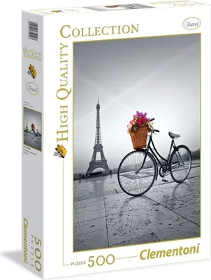 Immagine prodotto di Puzzle Clementoni - Passeggiata romantica a Parigi, 500 pezzi