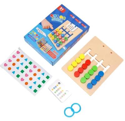Productafbeelding van Educatief Houten Alfabetleer Speelgoed 2-in-1