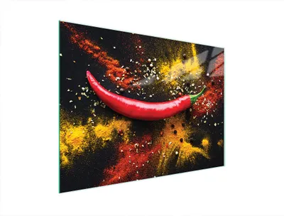 Obrázek produktu pro Skleněná krájecí deska 40x30 Chilli