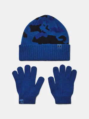 Zdjęcie produktu dla Under Armour B Beanie/Glove Combo - tech blue, Größe:-