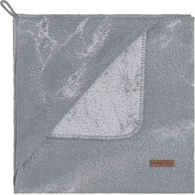 Produktbild von Baby's Only Einschlagdecke Marble - Grau/Silbergrau - 75x75 cm