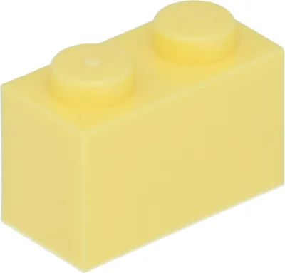 Produktbild von Lego® 250 Stück 3004 Stein Brick 1x2 Part Basic Steine 250 Helles Hellgelb