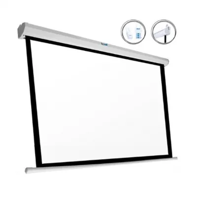 Obrázok produktu pre iggual PSIPS203, Motorizované, 2,34 m (92"), 2,03 m, 114 cm, 16:9, Čierna, Biela