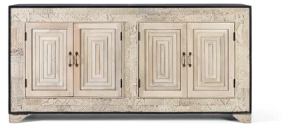 Zdjęcie produktu dla Rumi sideboard in mango wood, 96 cm x 195 cm x 40 cm Giner y Colomer