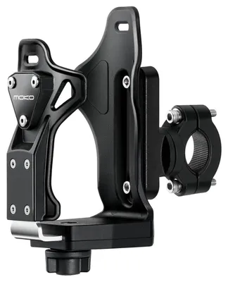 Produktbild von Flaschenhalter Fahrrad Einstellbar für 4,8-9,1cm Flaschen, Universal für Rahmen & Lenker, 360° drehbar, Diebstahlschutz