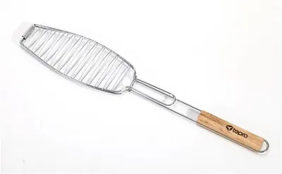 Image de Tepro Poêle à poisson / Poêle réversible avec poignée en bois 65cm