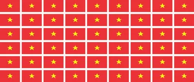 Produktbild von Mini Aufkleber Set - Pack glatt - 20x12mm - selbstklebender Sticker - Vietnam - Flagge / Banner / Standarte fürs Auto, Büro, zu Hause und die Schule - 54 Stück