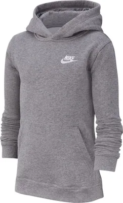 Produktbild von Nike Sportswear Club Kapuzen Sweatshirt Kinder, grau, S