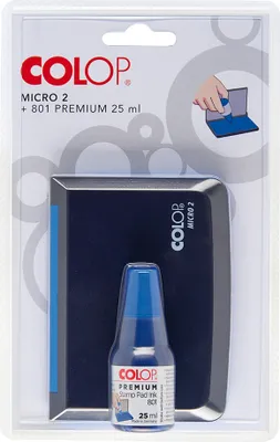 Image de COLOP Kombibox tampon encreur + encre bleue