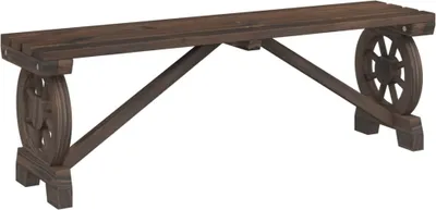Produktbild von Gartenbank 115 cm Massivholz Tanne