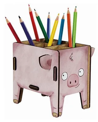 Produktbild von Werkhaus Stiftebox Vierbeiner Schwein