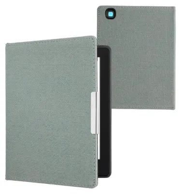 Produktbild von kwmobile Klapphülle kompatibel mit Kobo Aura H2O Edition 2 - Schutzhülle e-Reader - Hülle eReader - Hellblau
