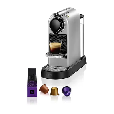 Produktbild von Nespresso Krups CitiZ XN 741.B Kapselmaschine | 19 bar | Silber