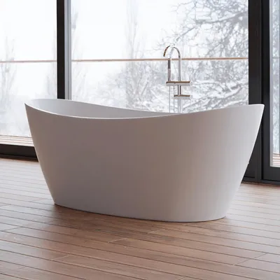 Produktbild von Freistehende Badewanne Neroon 2.0 170 weiß 170 x80 x60 cm