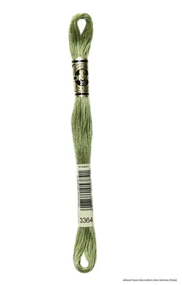 Produktbild von DMC Stickgarn Mouline Special 117mc - 3364, 6 Fäden, 8 Meter