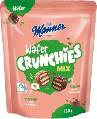 Produktbild von Manner Wafer Crunchies Mix 130g