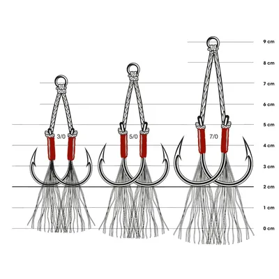 Produktbild von VMC 7264AH Jigging Assist Hook - Zusatzhaken, Größe/Packungsinhalt:Gr. 7/0 / 2 Stück