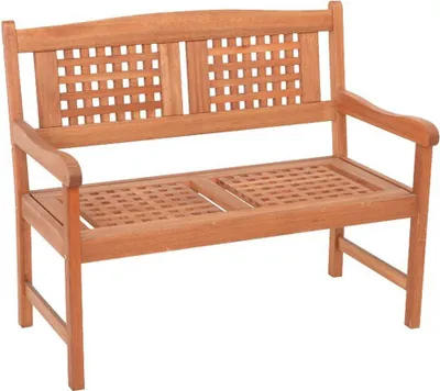 Zdjęcie produktu dla Ławka ogrodowa Tarragona-29 drewno eukaliptusowe brązowy, WxHxD: ok. 58x90x108cm