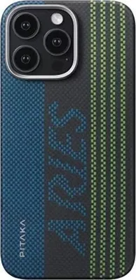 Immagine prodotto di Pitaka MagEZ 5 custodia protettiva per iPhone 16 Pro Max Ariete Tessuto Tattile