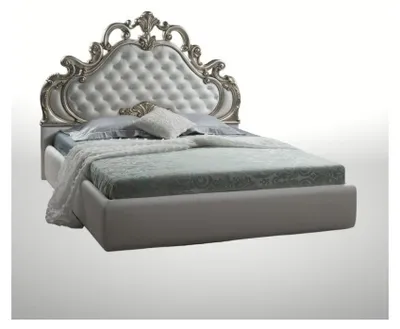 Immagine prodotto di Letto barocco contenitore Aleksandra colore bianco