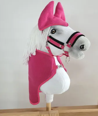 Obrázok produktu pre Súprava Hobby Horse A3: koberček + chrániče sluchu - tmavoružová