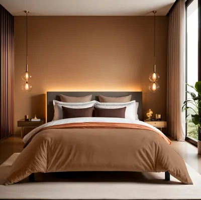 Zdjęcie produktu dla L'Essentiel Linge de Maison, Tonne Brune - 85, poszwa na kołdrę Ranforce King (FR) (IT), 100% BAWEŁNA RANFORCE, brązowa, 240 x 220 cm