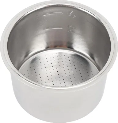 Produktbild von 304 Edelstahl Kaffeefilterkorb Portafilter Filterkorb für halbautomatische Kaffeemaschine Portafilter 51mm für 4 Tasse