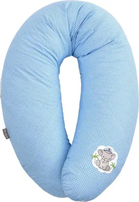 Produktbild von Stillkissen 170x30 cm mit Baumwollbezug  - Schwangerschaftskissen, Seitenschläferkissen, Lagerungskissen - ergonomisch