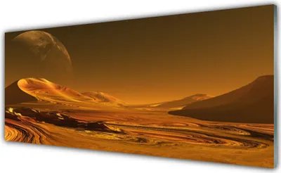 Imagen del producto de Imágenes en acrílico, tamaño 125x50 cm, cuadro decorativo, impresión de paisaje desértico