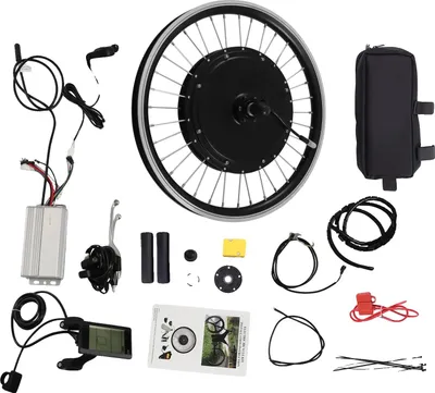 Obrázek produktu pro Sada pro přestavbu elektrokola, výkon 500 W, nastavitelná rychlost, černá barva