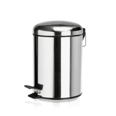 Produktbild von Treteimer mit Kunststoffeinsatz, Ø 20 cm, 5 ltr., Edelstahl