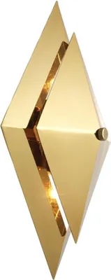 Image de Casa Padrino Luxe Applique murale de salon or 26 x 11,5 x H. 39 cm - Lampe de designer