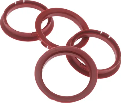 Produktbild von 4x Zentrierringe 74,1 x 64,1 mm Dunkelrot Felgen Ringe Germany