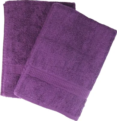 Produktbild von Premium Handtücher 500g/m² aus 100% Baumwolle (Gästetuch - 30x50cm - 2er Set - Lila)