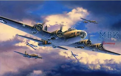 Produktbild von Revell B-17F Memphis Belle, Starrflügelflugzeug-Modell, Montagesatz, 1:72, Boeing B-17, Kunststoff, Second World War