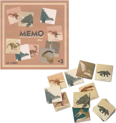 Produktbild von Dino-Memo-Spiel: Entdecke die Urzeitriesen - für Kinder ab 3 Jahren