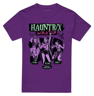 Productafbeelding van K-Pop Demon Hunters - T-shirt voor heren/dames, uni model, TV43472 (maat M) (paars)