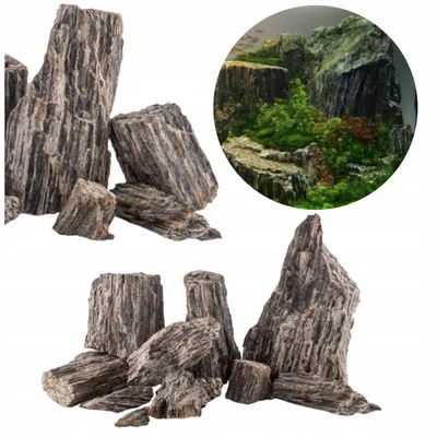 Produktbild von Aquarium Deko, 10 kg pH-neutral Natur-Dekosteine