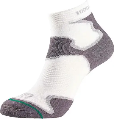 Produktbild von 1000 Mile Sportsocken Herren niedrig weiß grau - Fusion Socken Komfort