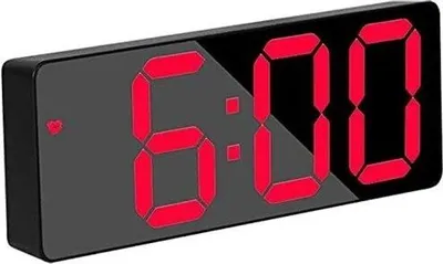 Produktbild von LED digitale Uhr, moderne Bürotaktstrahler, rot