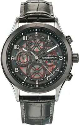 Image de Chronographe RoccoBarocco Noir Collection Kairos - homme