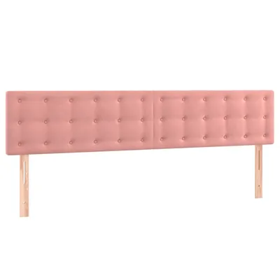 Obrázek produktu pro vidaXL Čela postele, růžová, 180 x 5 x 78/88 cm, samet