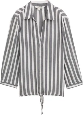 Produktbild von Regular Fit Bluse in Knitter-Optik