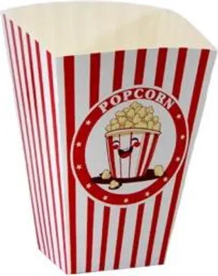Produktbild von Popcorn-Schachteln 920 ml, 5,5 x 7 x 16,7 cm, 50 Stück.