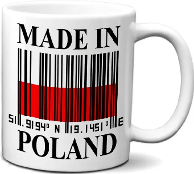 Produktbild von Patriotische Tasse Polen Weiß Rot v8